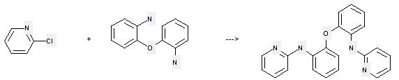 2,2'-Diaminodiphenyl ether can be used to produce N,N'-bis(2-pyridyl)-2,2'-oxybis(aminobenzene) by heating